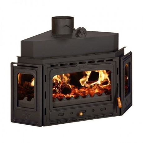 Soba pe lemne, Prity KOP D, metalica, 2,7 kg/h, 391 x 386 x 753