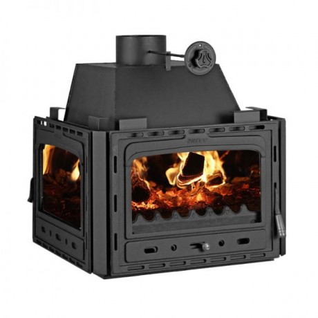 Soba pe lemne, Prity KOP D, metalica, 2,7 kg/h, 391 x 386 x 753