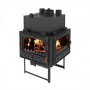 Soba pe lemne, Prity KOP D, metalica, 2,7 kg/h, 391 x 386 x 753
