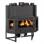 Soba pe lemne, Prity KOP D, metalica, 2,7 kg/h, 391 x 386 x 753
